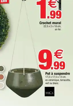 Bazarland Pot à suspendre offre