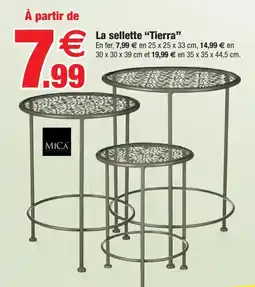 Bazarland La sellette Tierra offre