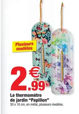 Bazarland Le thermomètre de jardin offre