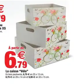 Bazarland La caisse Vélo offre