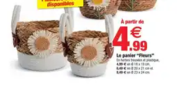 Bazarland Le panier Fleurs offre