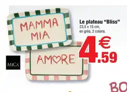 Bazarland Le plateau Bliss offre