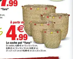 Bazarland Le cache pot Yuna offre