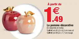Bazarland La pomme décorative offre
