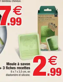Bazarland Moule à savon + 3 fiches recettes offre