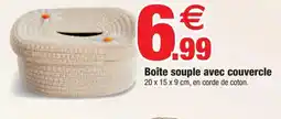 Bazarland Boîte souple avec couvercle offre