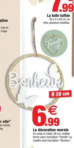 Bazarland La décoration murale offre