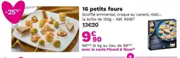 Picard 16 petits fours offre