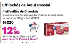 Picard 4 effeuillés de Charolais offre