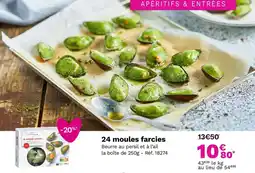 Picard 24 moules farcies offre