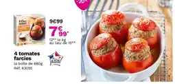 Picard 4 tomates farcies offre