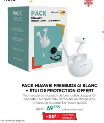 Pack Huawei Freebuds 41 Blanc