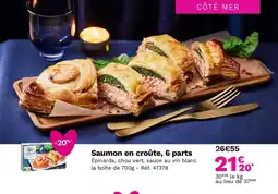 Picard Saumon en croûte, 6 parts offre