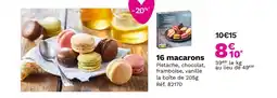 Picard 16 macarons offre