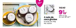 Picard 4 noix de coco givrées offre