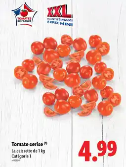 Lidl Tomate cerise offre