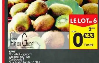 Leader Price Kiwi offre
