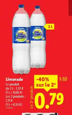 Lidl Limonade offre