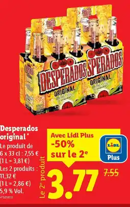 Lidl DESPERADOS original offre