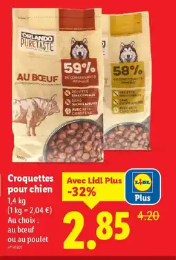 Lidl Croquettes pour chien offre