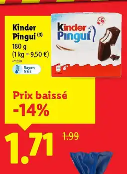 Lidl KINDER Pingui offre
