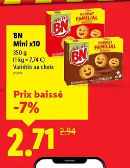 Lidl BN Mini x10 offre