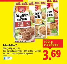 Lidl Fricadelles offre