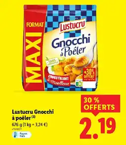 Lidl LUSTUCTU Gnocchi à poêler offre