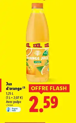 Lidl Jus d'orange offre