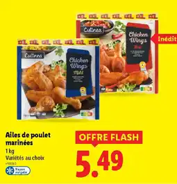 Lidl Ailes de poulet marinées offre