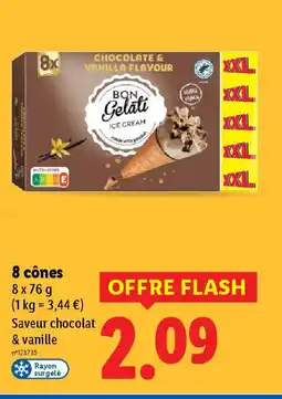 Lidl 8 cones offre