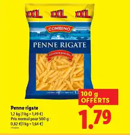 Lidl Penne rigate offre