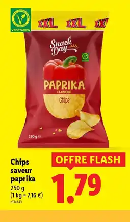 Lidl Chips saveur paprika offre