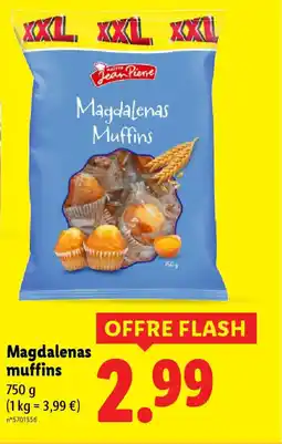 Lidl Magdalenas muffins offre