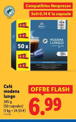 Lidl Café modena lungo offre