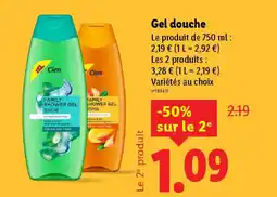 Lidl Gel douche offre