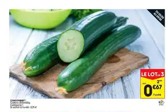 Leader Price Concombre offre