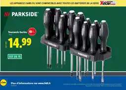Lidl PARKSIDE Tournevis-burins offre
