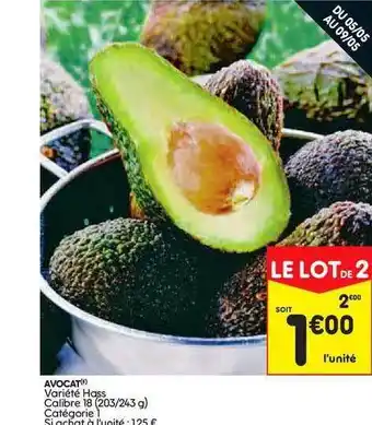 Leader Price Avocat Hass offre