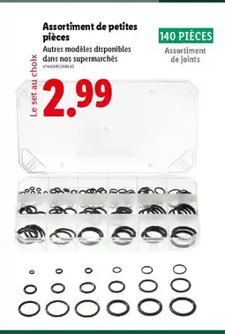 Lidl Assortiment de petites pièces offre