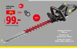 Lidl Taille-haies sans fil offre