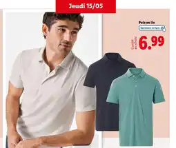 Lidl Polo en lin offre