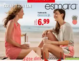 Lidl ESMARA T-shirt en lin offre