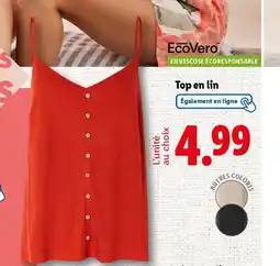Lidl Top en lin offre
