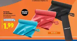 Lidl Serviette en microfibre offre