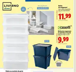 Lidl Boîtes de rangement offre