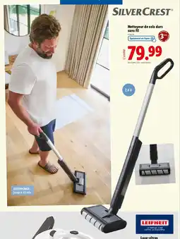 Lidl SILVERCREST Nettoyeur de sols durs sans fil offre