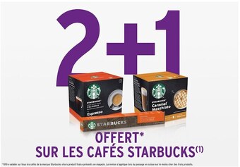 Intermarché Bon plan sur les cafés Starbucks offre