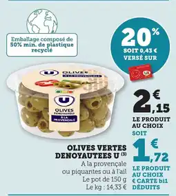 Bi1 Olives vertes denoyautees u offre