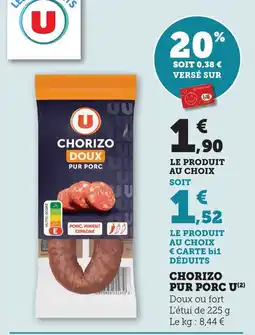 Bi1 Chorizo pur porc u offre